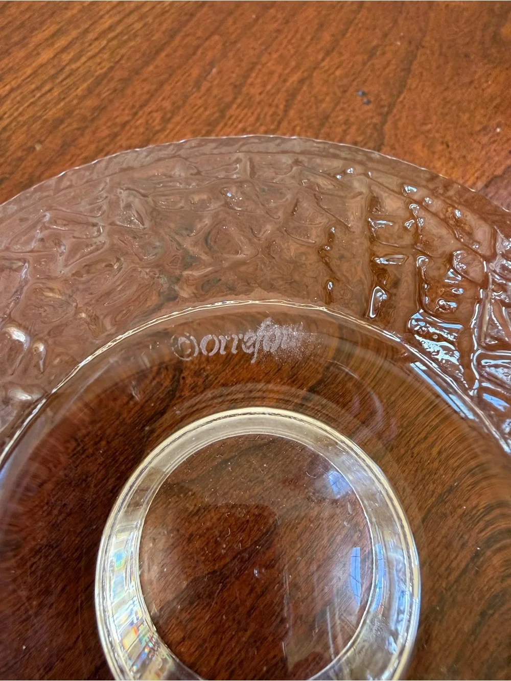 Orrefors crystal ice modern votive candle holder